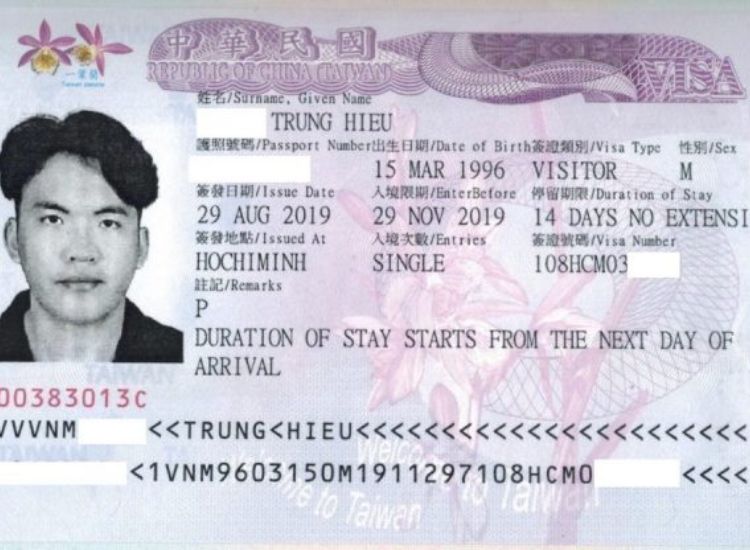 Hướng dẫn xin visa Đài Loan năm 2025