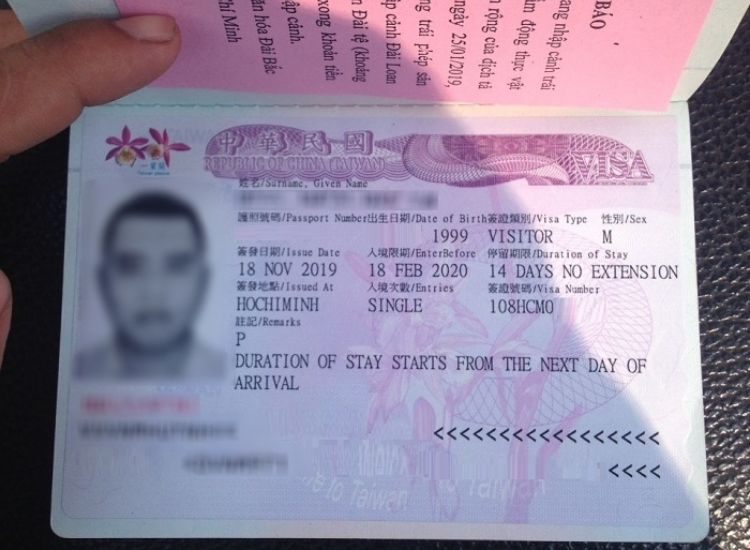 Hướng dẫn xin visa Đài Loan năm 2025