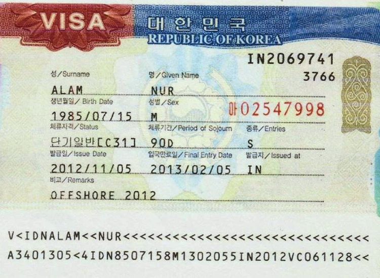 Hướng dẫn xin visa Hàn Quốc năm 2025