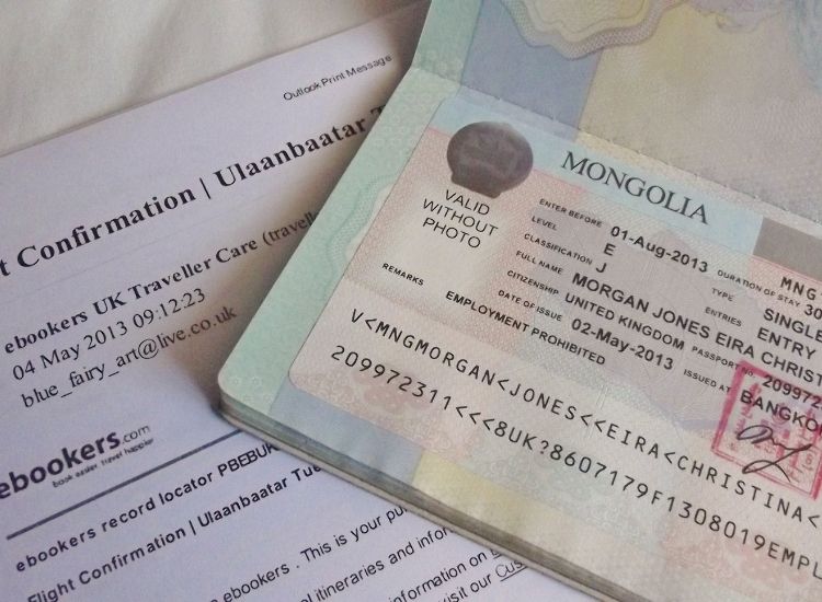 Hướng dẫn chi tiết xin visa Mông Cổ 2