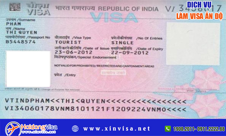 làm visa ấn độ