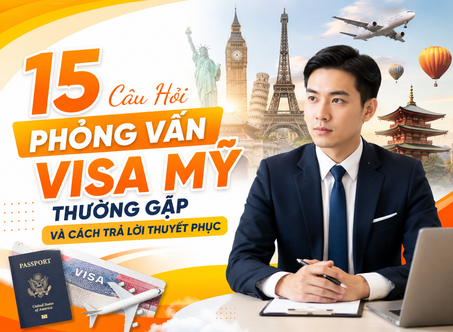 15 Câu Hỏi Phỏng Vấn Visa Mỹ Thường Gặp Và Cách Trả Lời Thuyết Phục