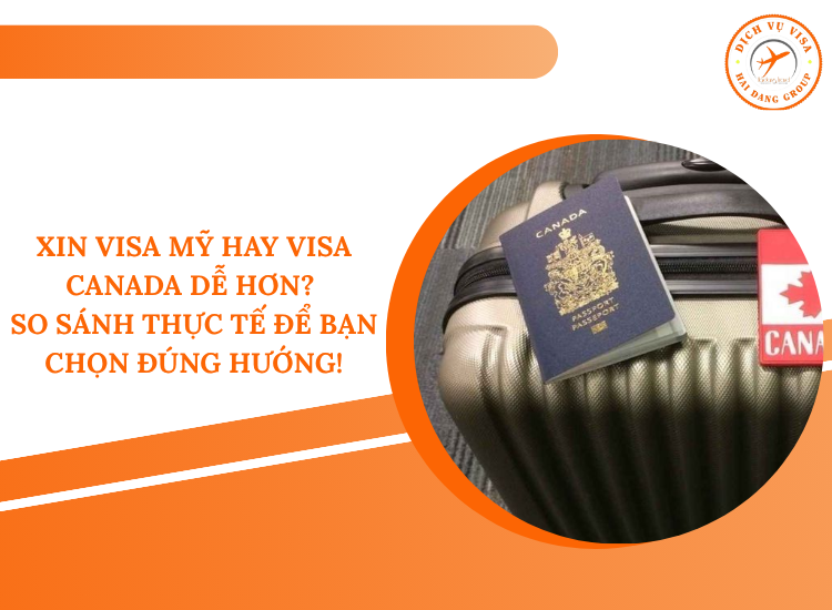 So sánh visa (B-1 / B-2) và visa du lịch – thăm thân – công tác Canada: giống & khác nhau