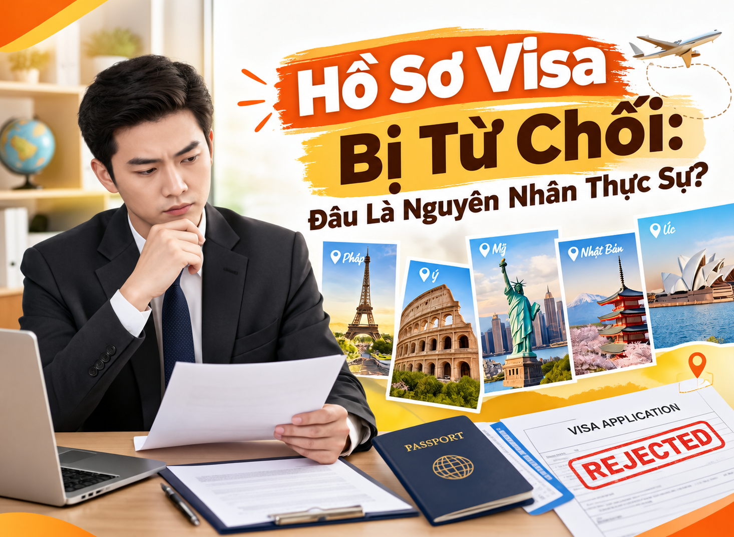 Rớt Visa Vì Sao? Những Lỗi Khiến Hồ Sơ Dễ Bị Từ Chối
