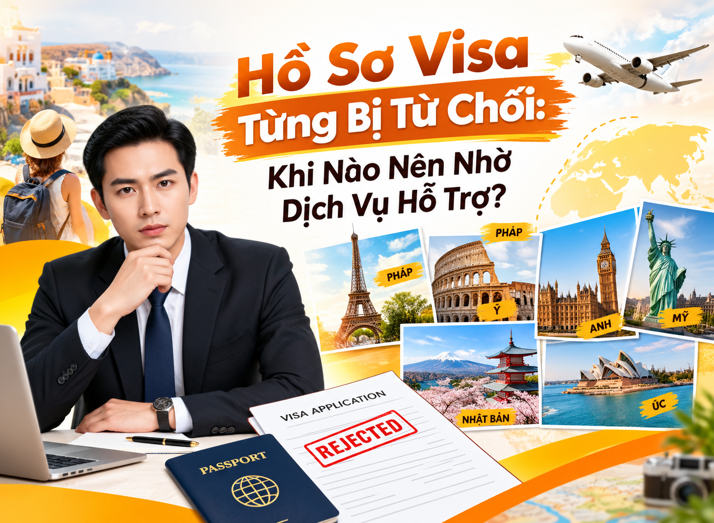 Hồ Sơ Visa Từng Bị Từ Chối: Khi Nào Nên Nhờ Dịch Vụ Hỗ Trợ?