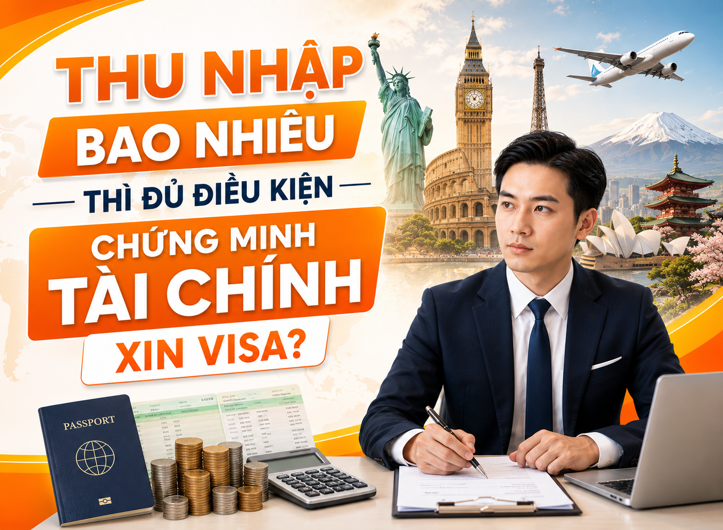 Thu Nhập Bao Nhiêu Thì Đủ Điều Kiện Chứng Minh Tài Chính Xin Visa?