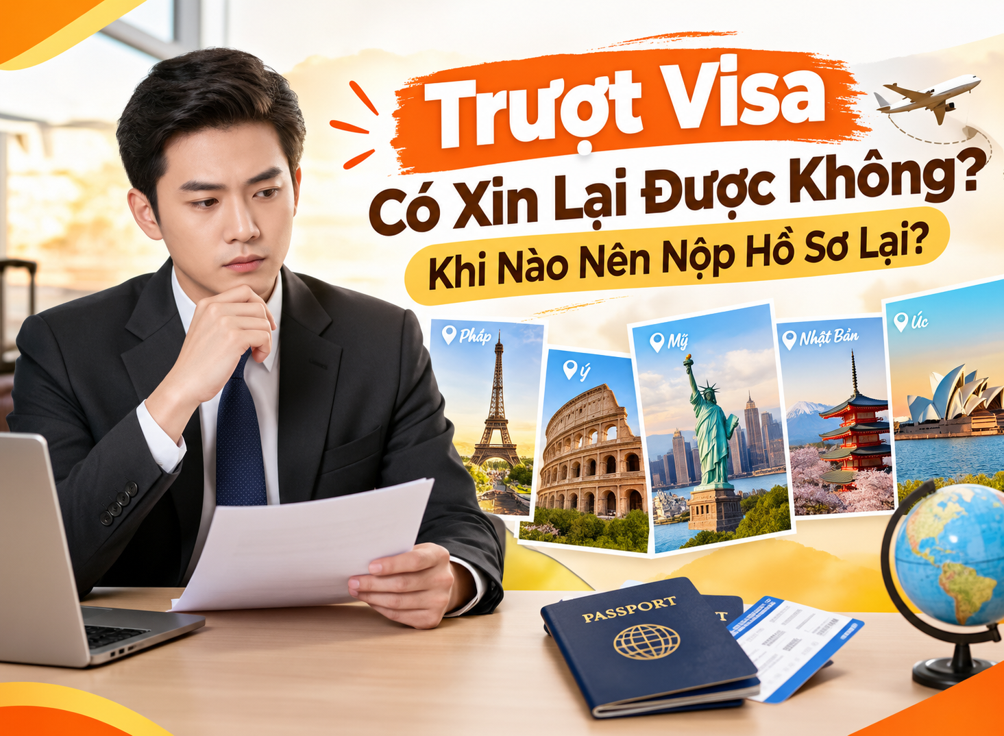 Trượt Visa Có Xin Lại Được Không? Khi Nào Nên Nộp Hồ Sơ Lại?