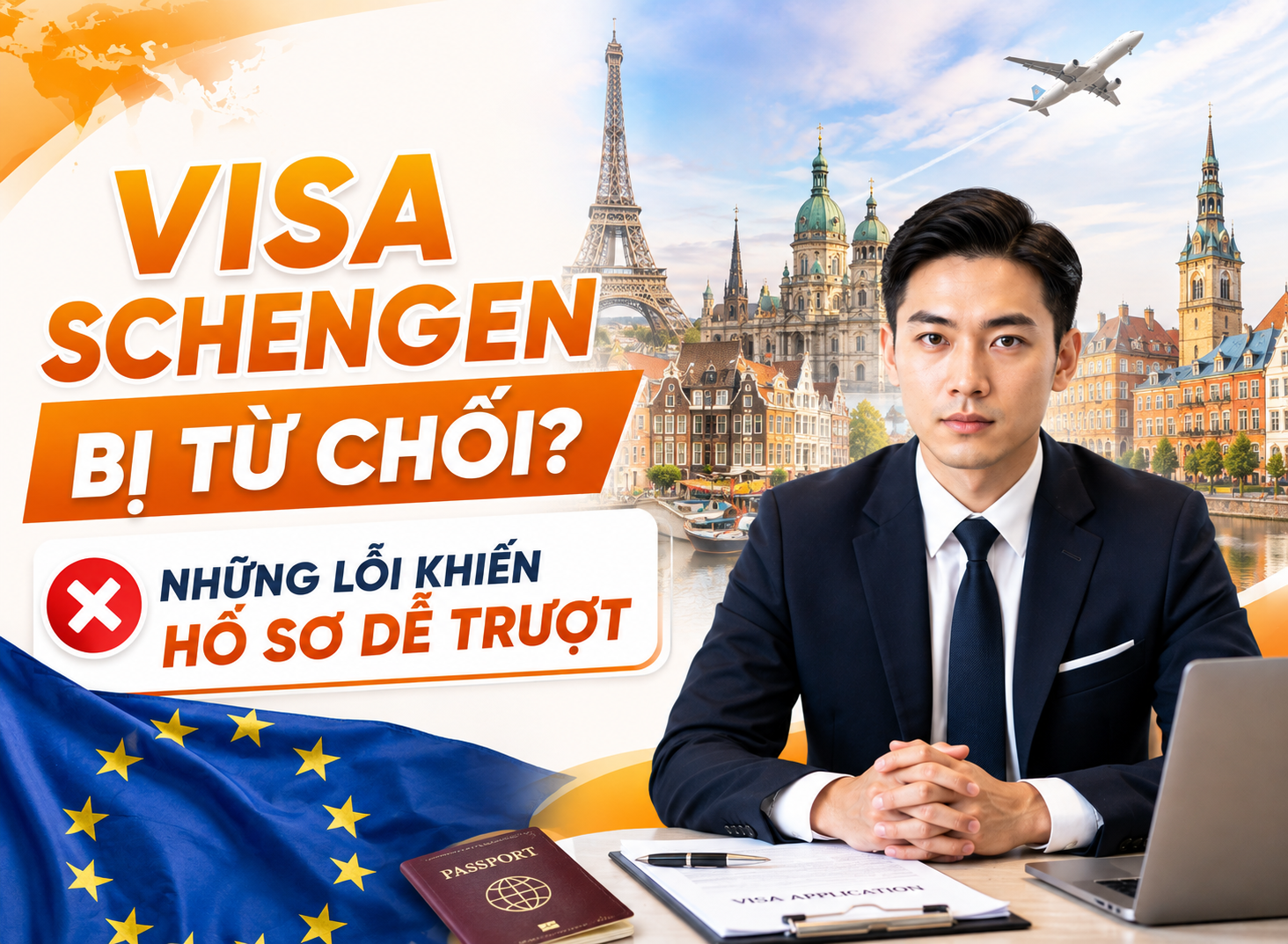 Visa Schengen Bị Từ Chối? Những Lỗi Khiến Hồ Sơ Dễ Trượt