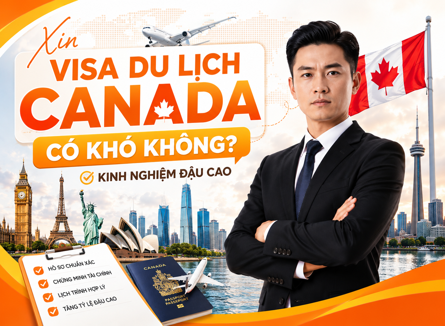 Xin Visa Du Lịch Canada Có Khó Không? Kinh Nghiệm Đậu Cao