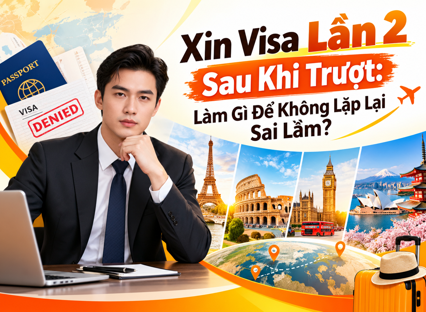 Xin Visa Lần 2 Sau Khi Trượt: Làm Gì Để Không Lặp Lại Sai Lầm?