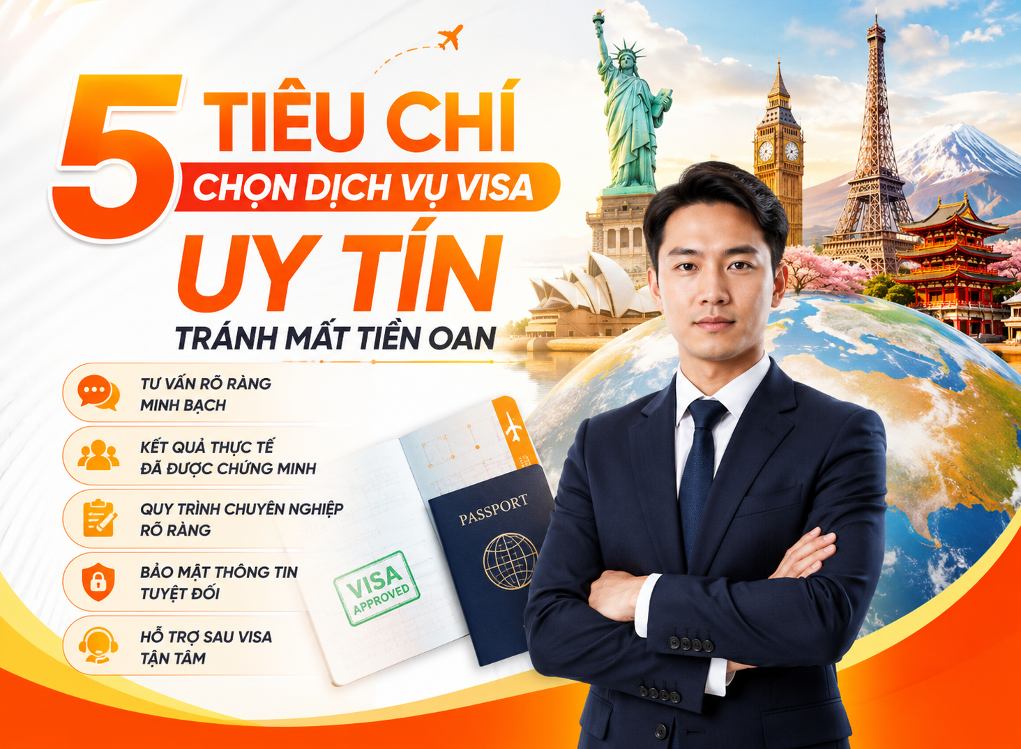 5 Tiêu Chí Chọn Dịch Vụ Visa Uy Tín Tránh Mất Tiền Oan