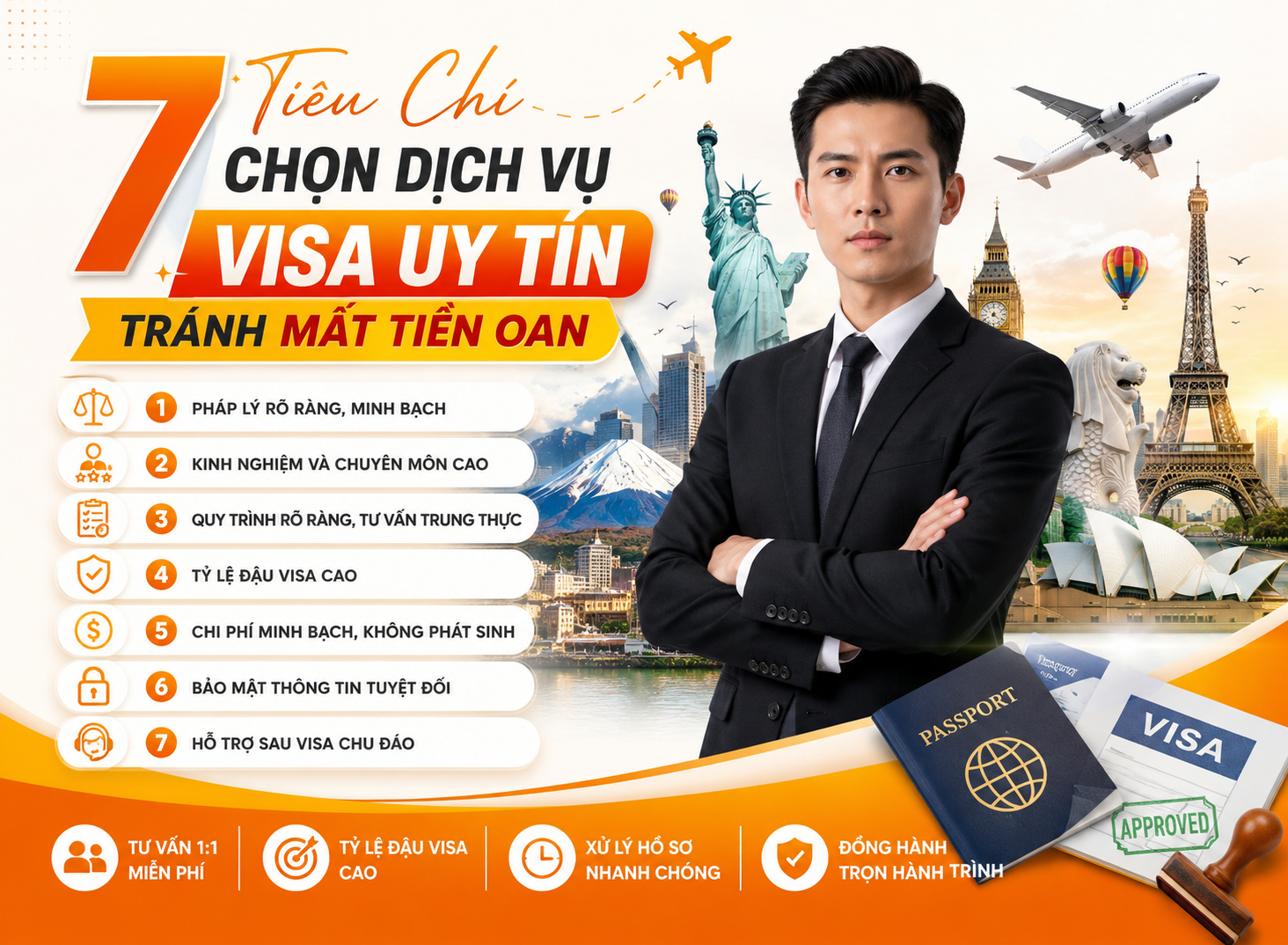 7 Tiêu Chí Chọn Dịch Vụ Visa Uy Tín Tránh Mất Tiền Oan 1