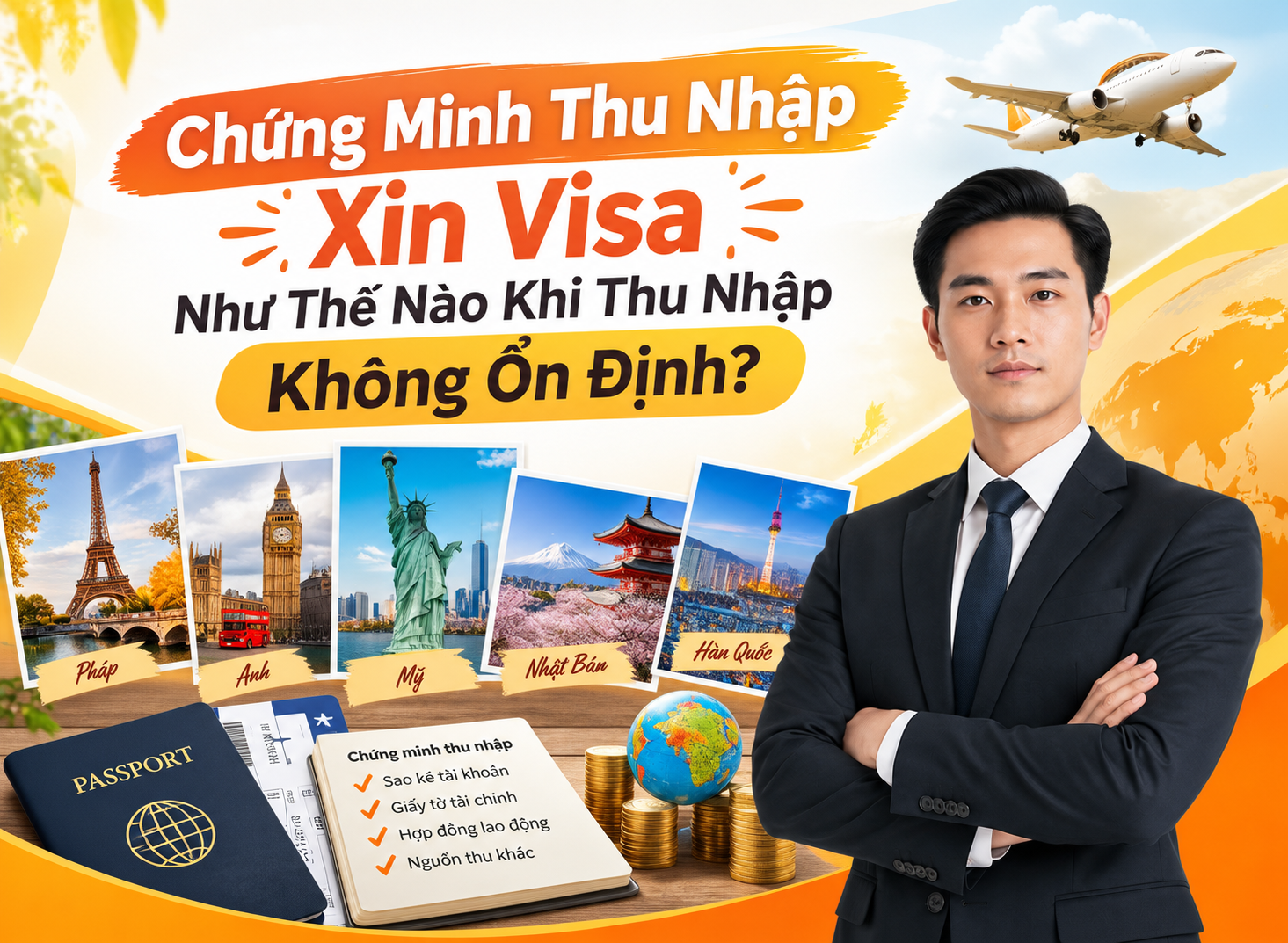 Chứng Minh Thu Nhập Xin Visa Như Thế Nào Khi Thu Nhập Không Ổn Định