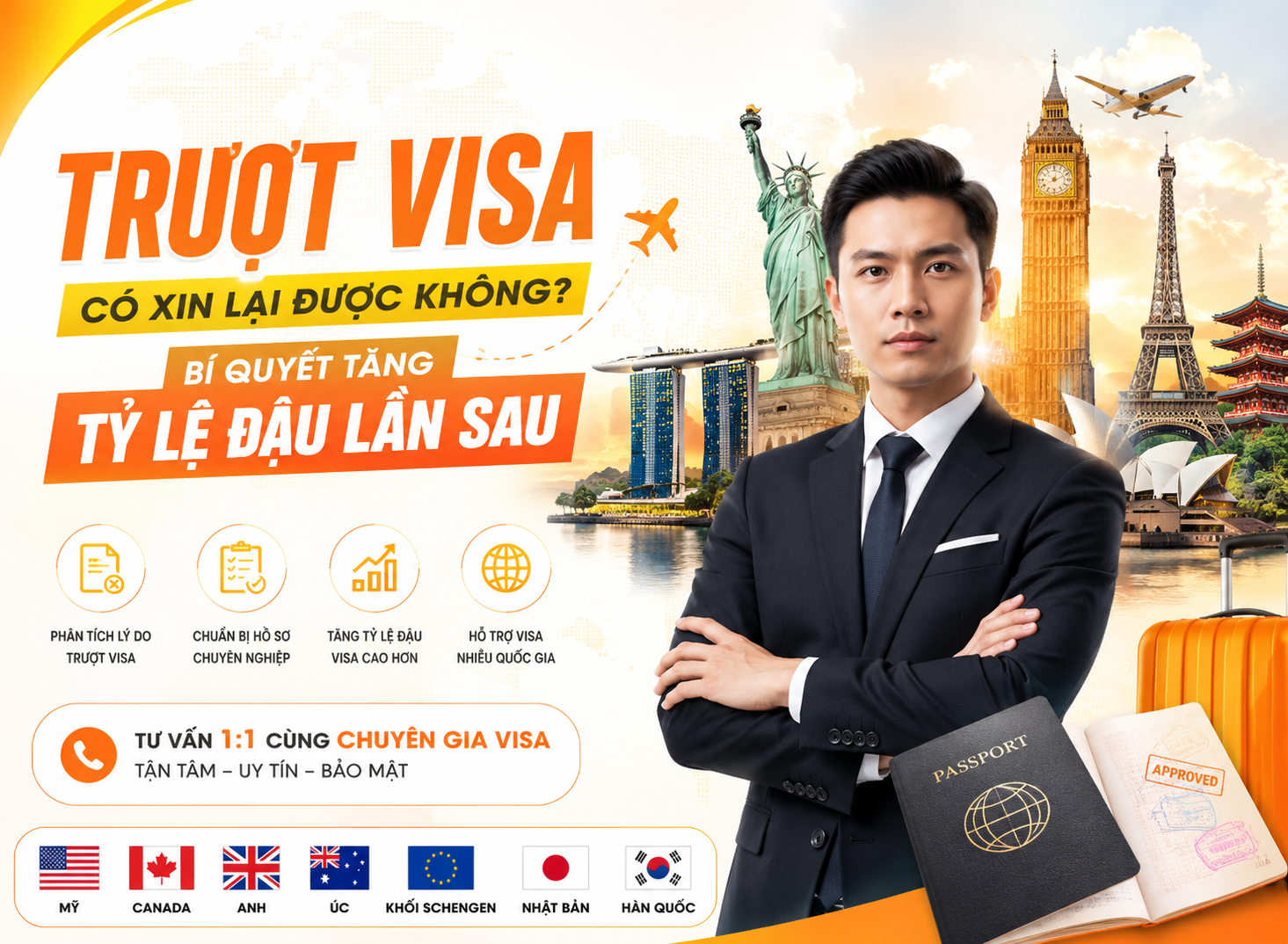 Trượt visa là gì? Có xin lại được không?