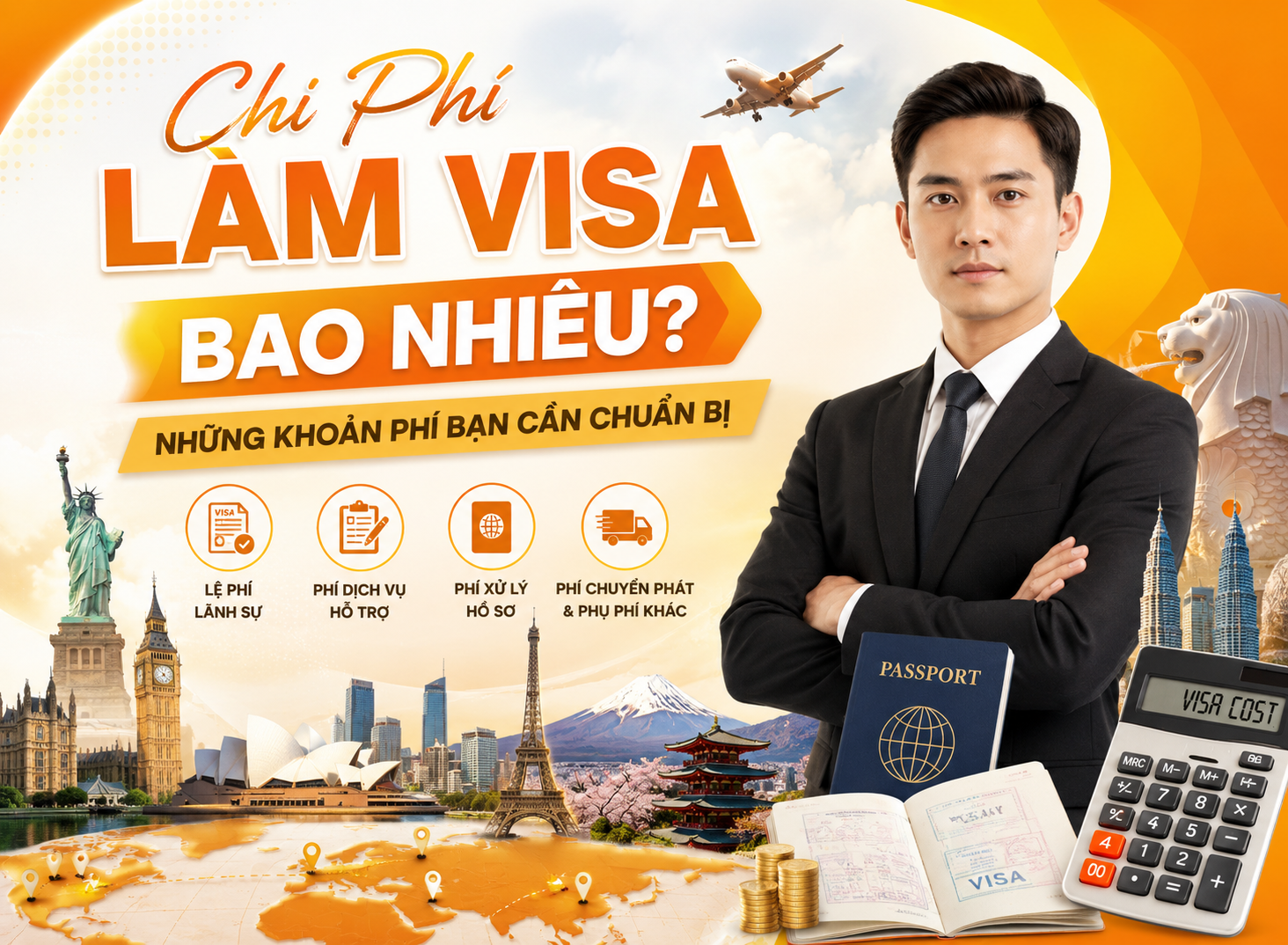 Chi Phí Làm Visa Bao Nhiêu Những Khoản Phí Bạn Cần Chuẩn Bị