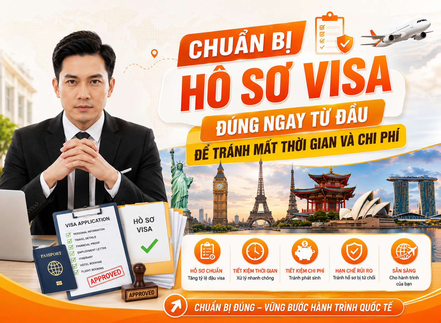 Chuẩn Bị Hồ Sơ Visa Đúng Ngay Từ Đầu Để Tránh Mất Thời Gian Và Chi Phí