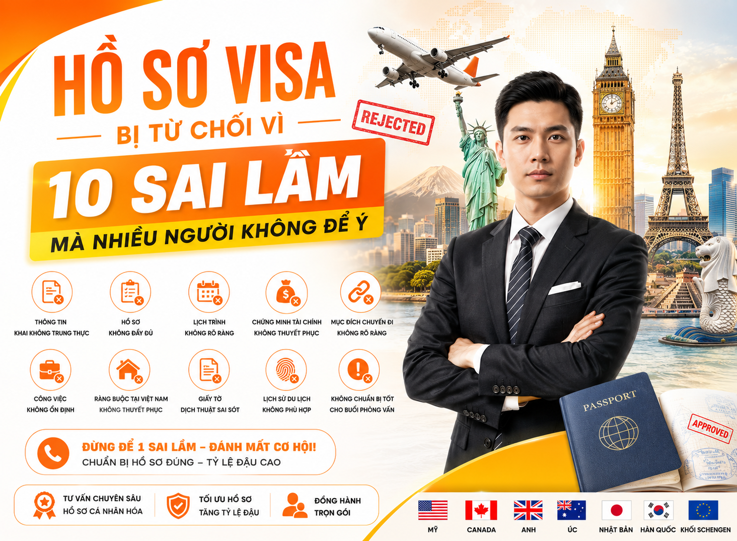 Hồ Sơ Visa Bị Từ Chối Vì 10 Sai Lầm Mà Nhiều Người Không Để Ý 1