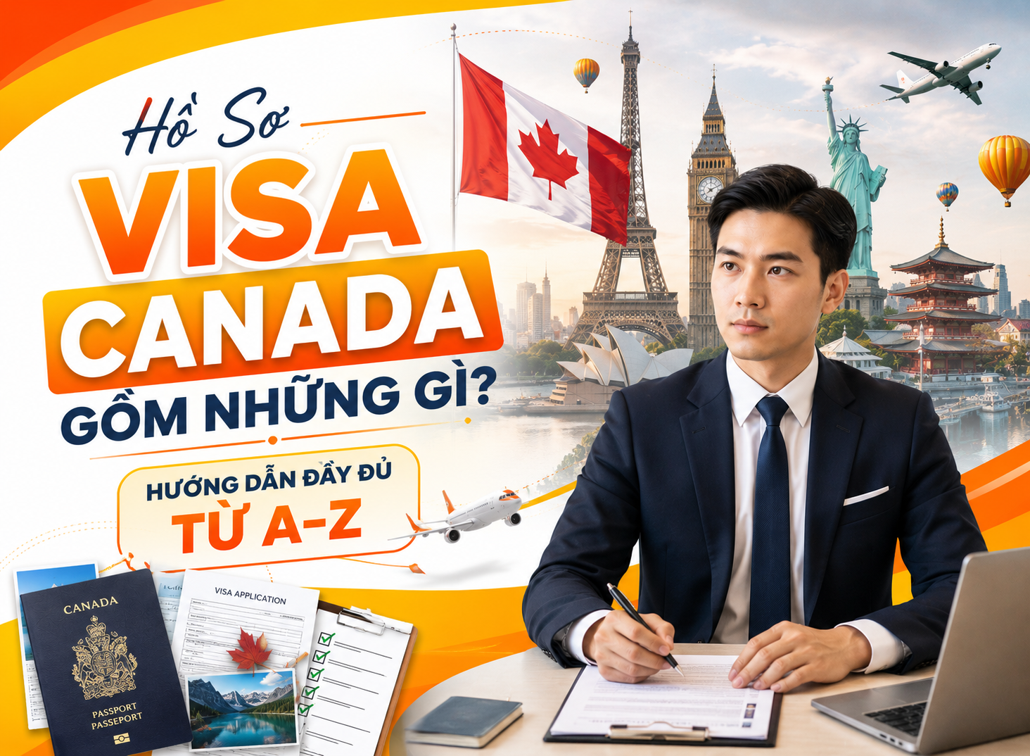 Hồ Sơ Visa Canada Gồm Những Gì Hướng Dẫn Đầy Đủ Từ A–Z
