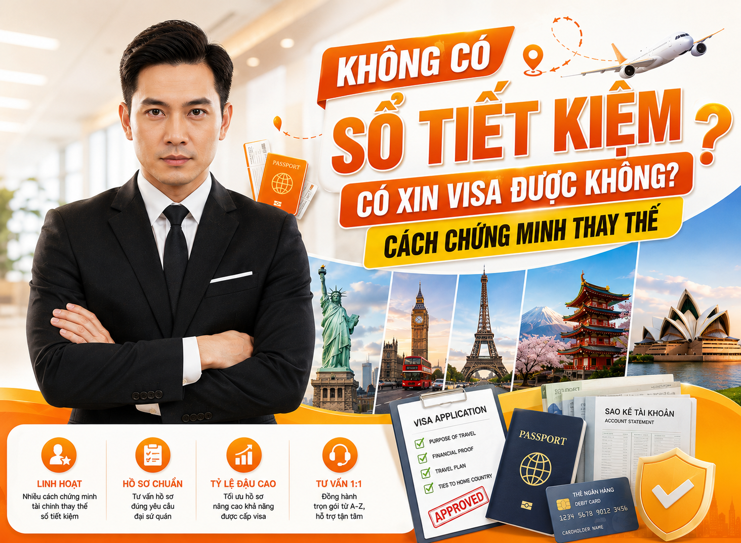 Không Có Sổ Tiết Kiệm Có Xin Visa Được Không? Cách Chứng Minh Thay Thế