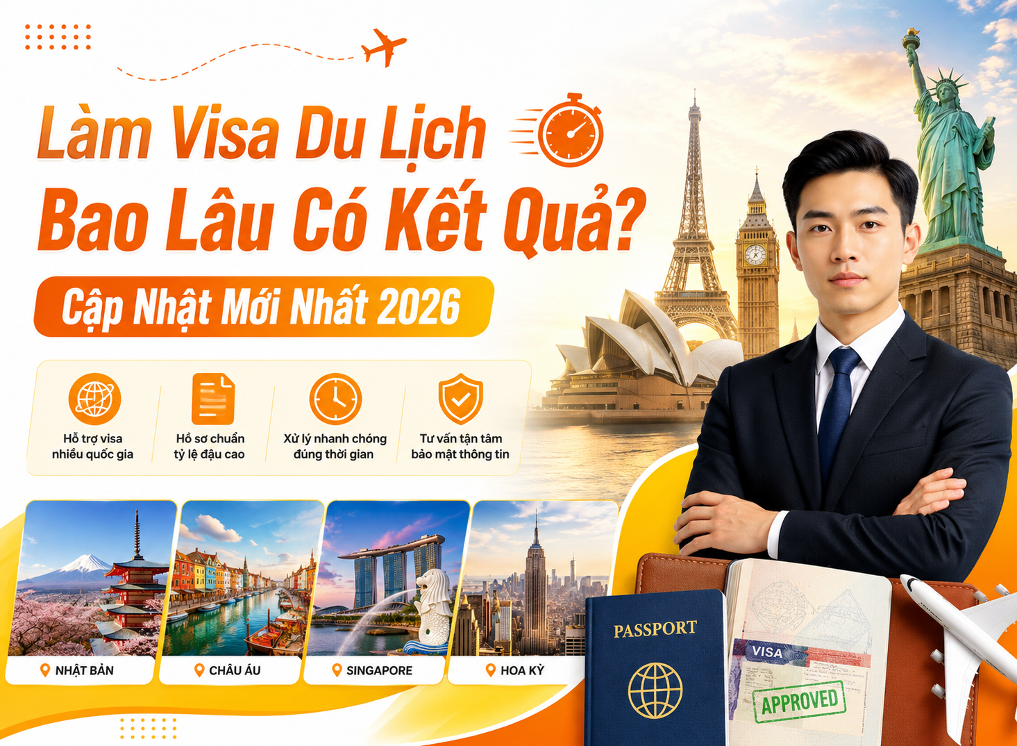Làm Visa Du Lịch Bao Lâu Có Kết Quả Cập Nhật Mới Nhất 2026