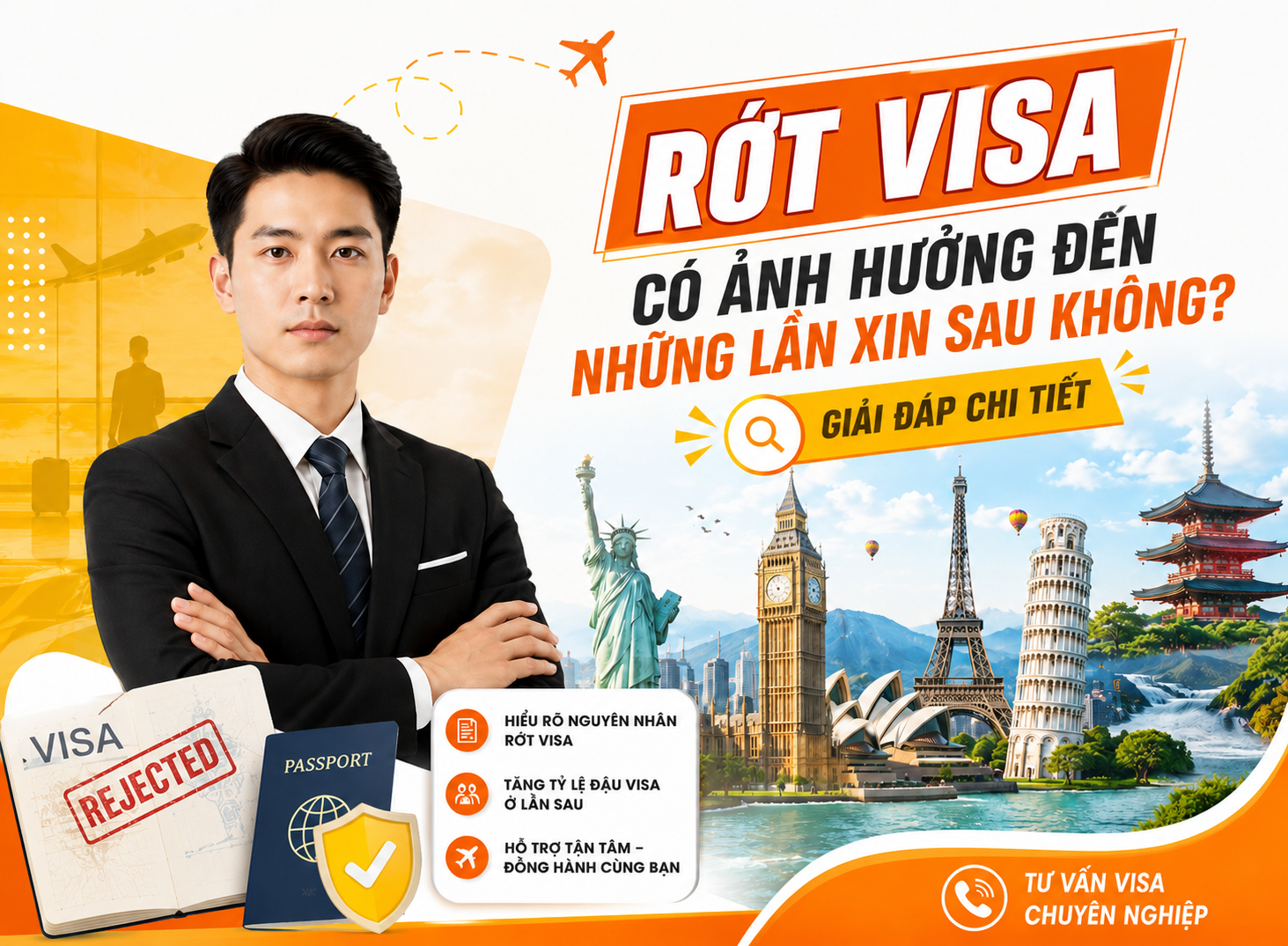 Rớt Visa Có Ảnh Hưởng Đến Những Lần Xin Sau Không Giải Đáp Chi Tiết
