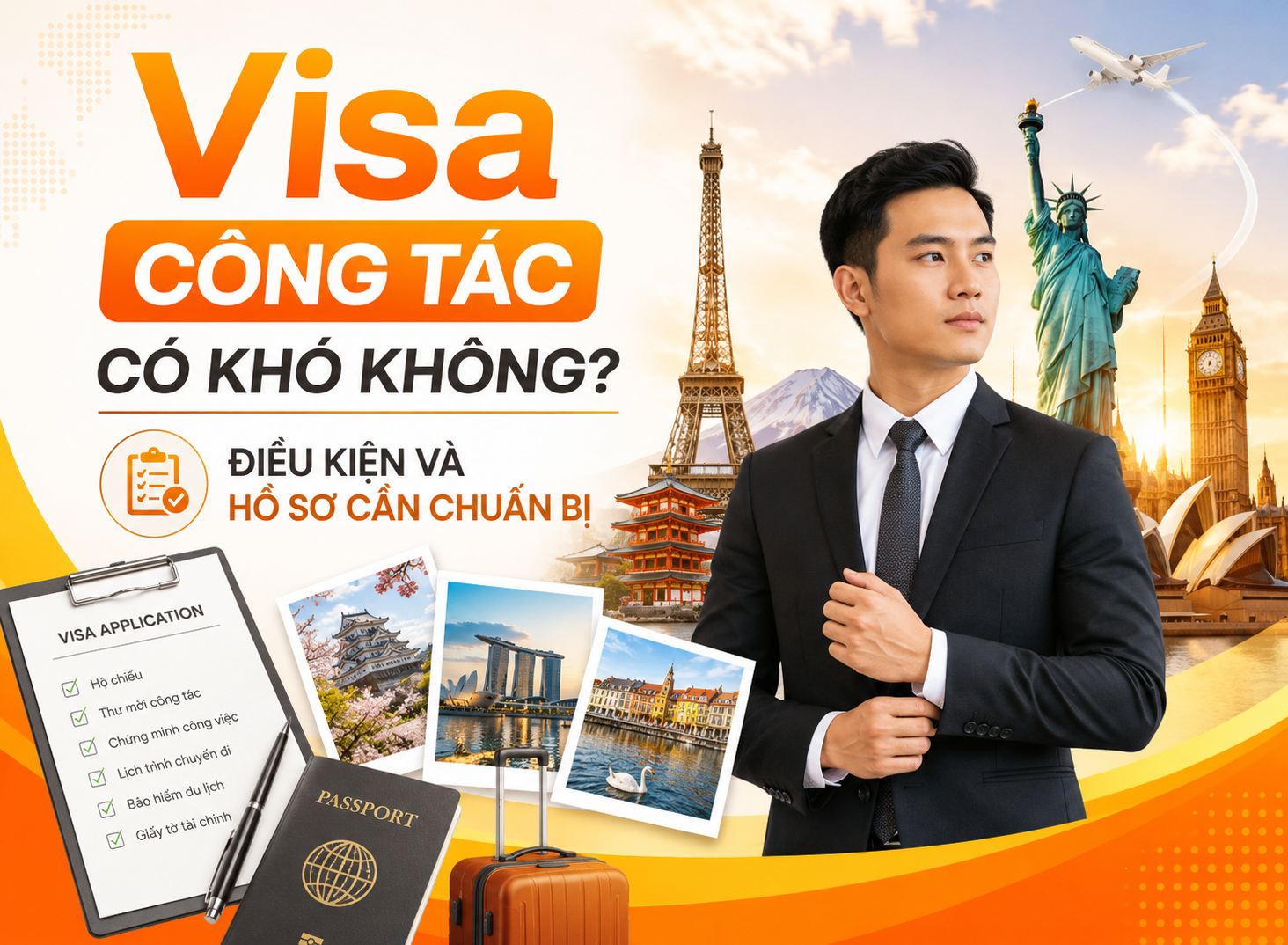 Visa Công Tác Có Khó Không Điều Kiện Và Hồ Sơ Cần Chuẩn Bị